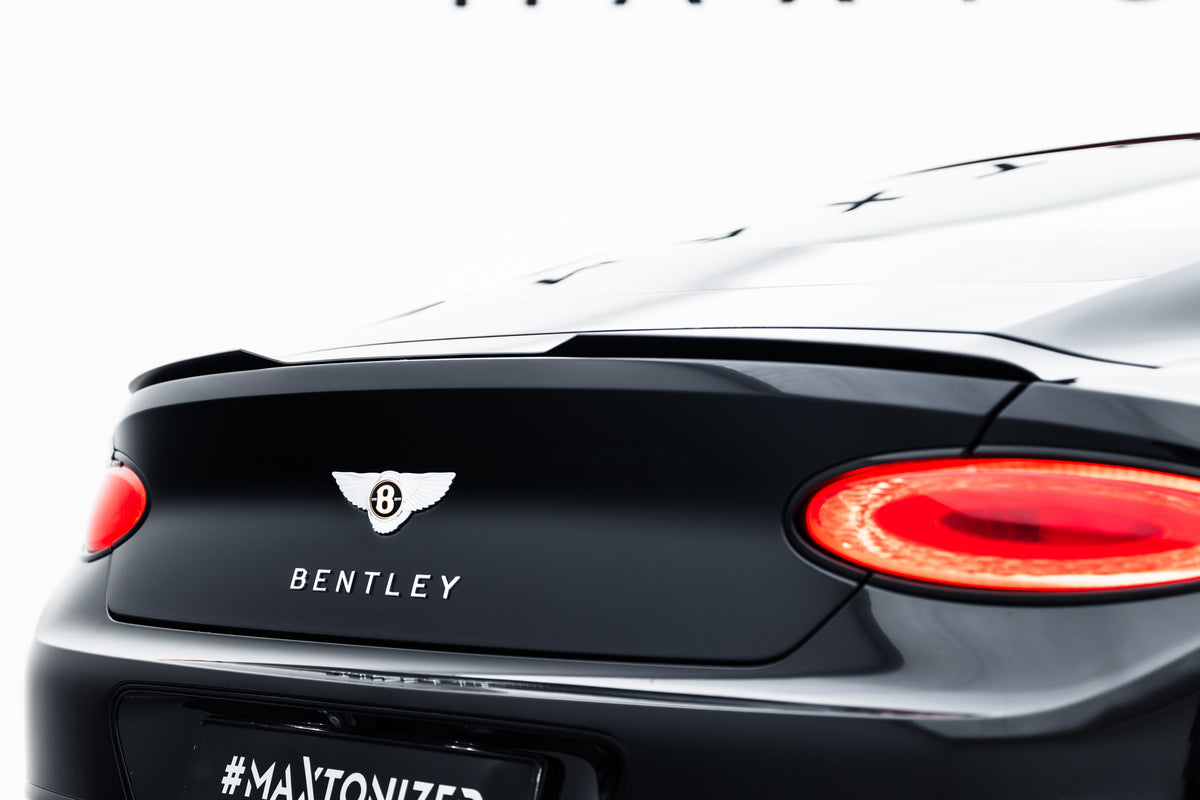 Heckspoiler Lippe  Bentley Continental GT Coupe Mk3 schwarz Hochglanz – Ansicht 3