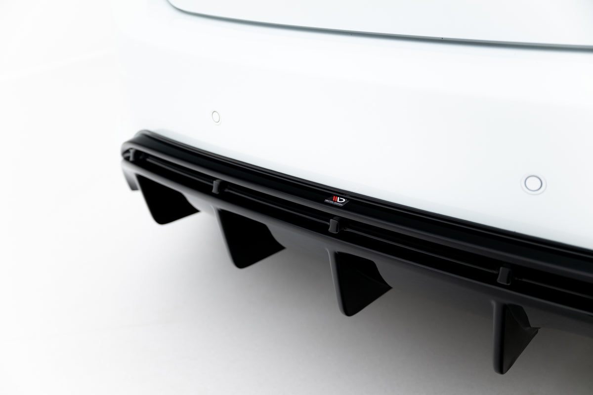 Diffusor Heck Ansatz V.2 passend für Ford FIesta Mk8 ST schwarz Hochglanz – Ansicht 3