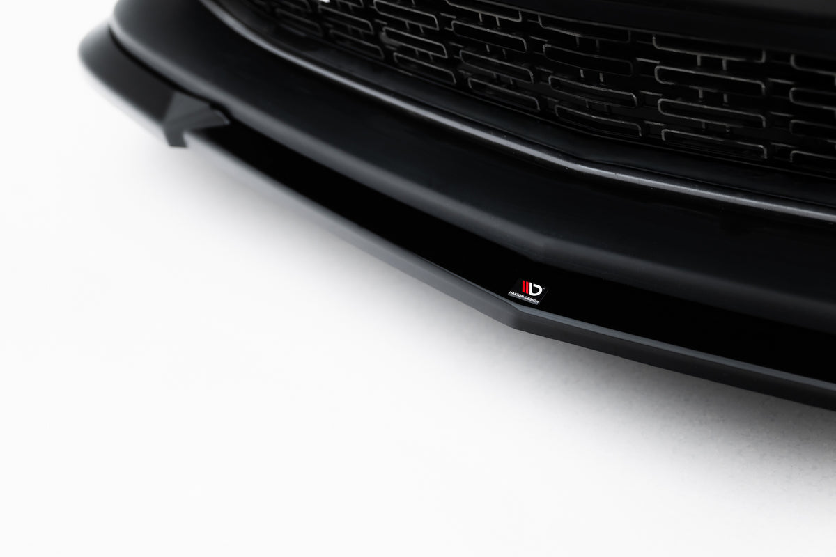 Street+ Spoilerlippe Front Ansatz passend für Dodge Challenger GT Mk3 Facelift schwarz Hochglanz – Ansicht 1