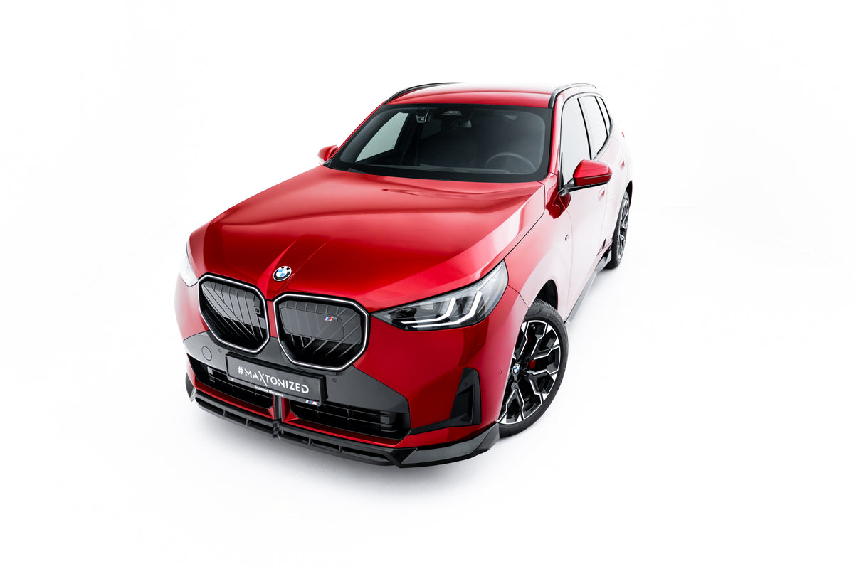 Street+ Spoilerlippe Front Ansatz passend für BMW X3 M50 G45 schwarz Hochglanz – Ansicht 4