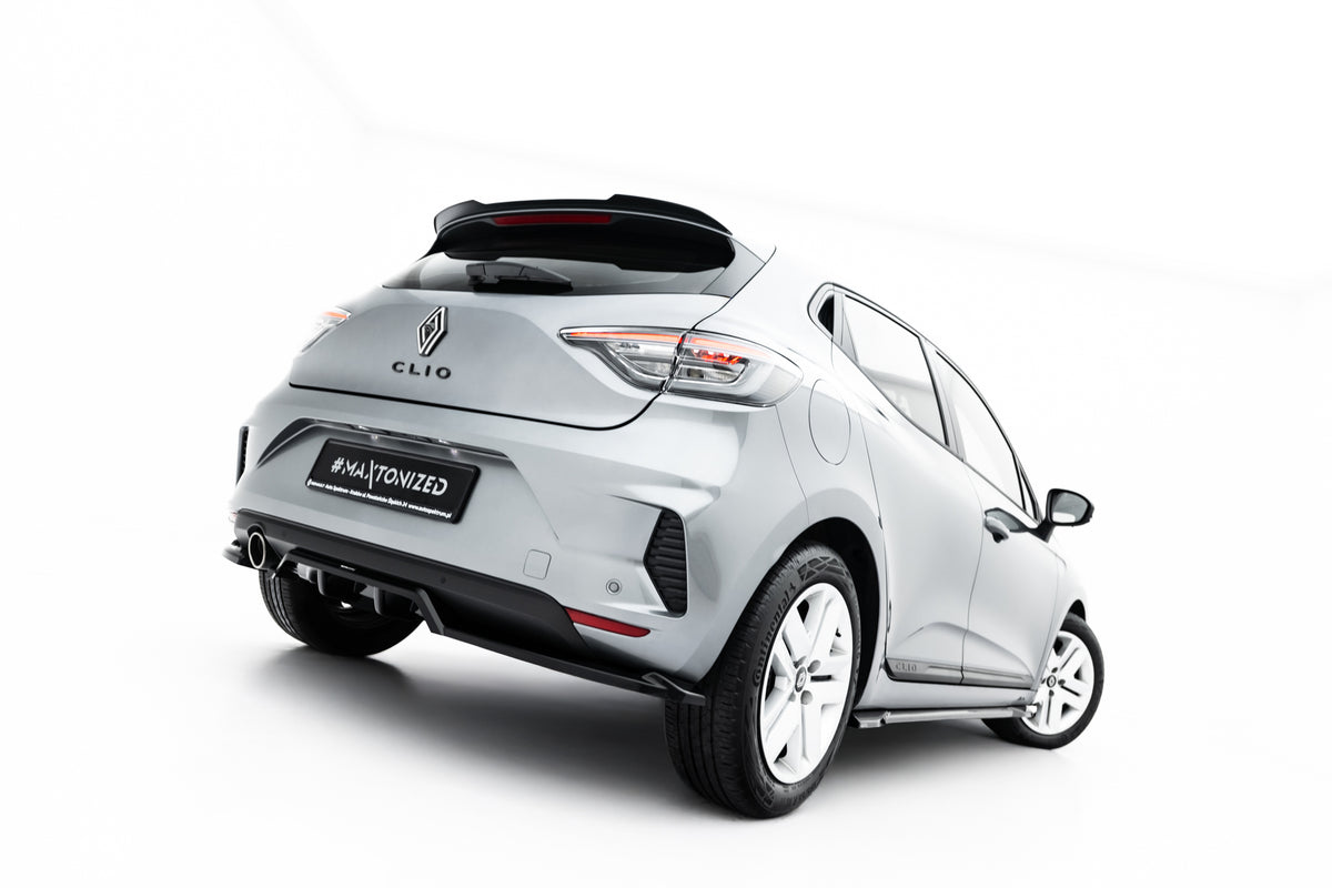 Street+ Mittlerer Diffusor RACE passend für Renault Clio Mk5 Facelift schwarz Hochglanz – Ansicht 2