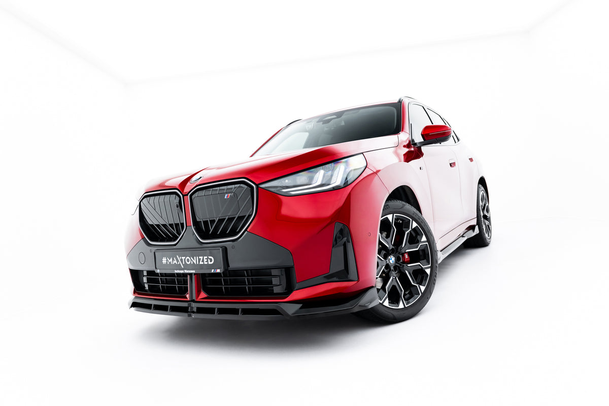 Street+ Spoilerlippe Front Ansatz passend für BMW X3 M50 G45 schwarz Hochglanz – Ansicht 2