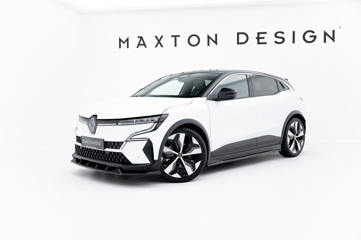Street+ Seitenschweller Leisten passend für Renault Megane E-Tech Electric Mk1 schwarz Hochglanz – Ansicht 1