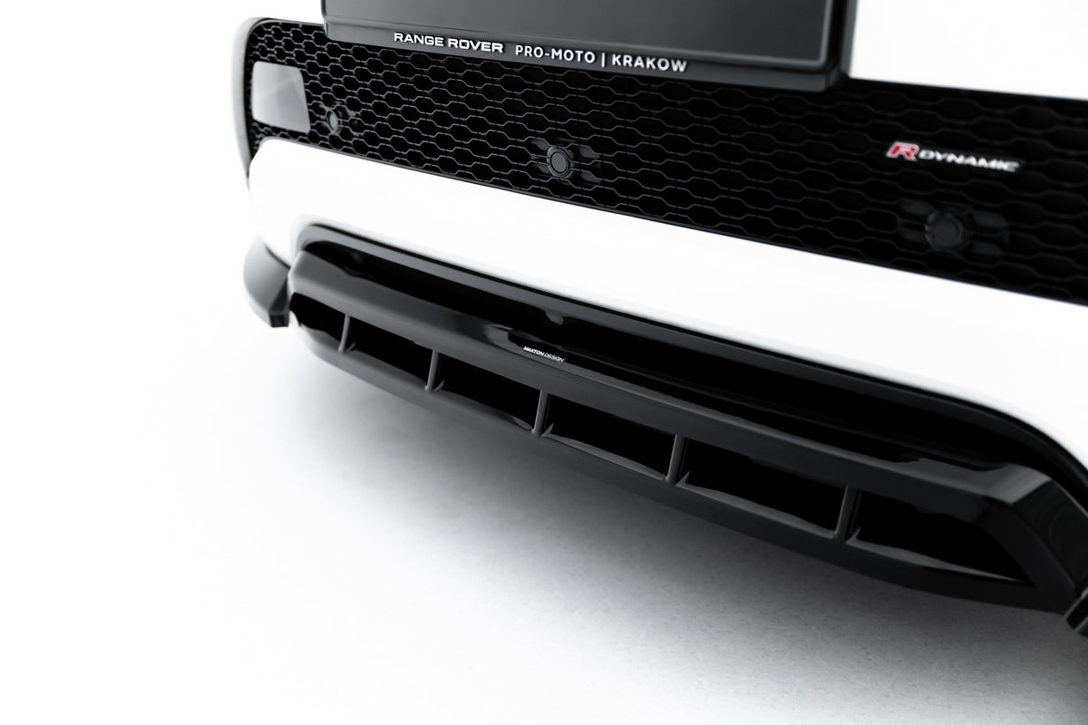 Street+ Spoilerlippe Front Ansatz passend für Land Rover Range Rover Evoque Dynamic Mk2 schwarz Hochglanz – Ansicht 4