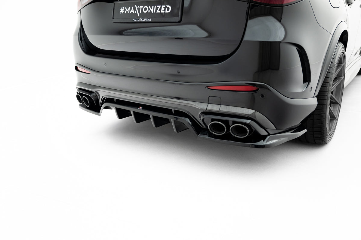 Street+ Mittlerer Diffusor RACE passend für Mercedes-AMG GLC 43 X254 schwarz Hochglanz – Ansicht 6