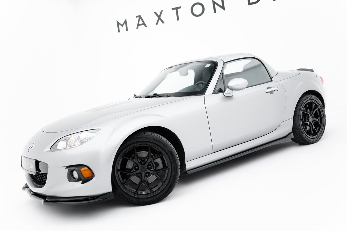 Street+ Seitenschweller Leisten passend für Mazda MX-5 Mk3 (NC) Facelift schwarz Hochglanz – Ansicht 1
