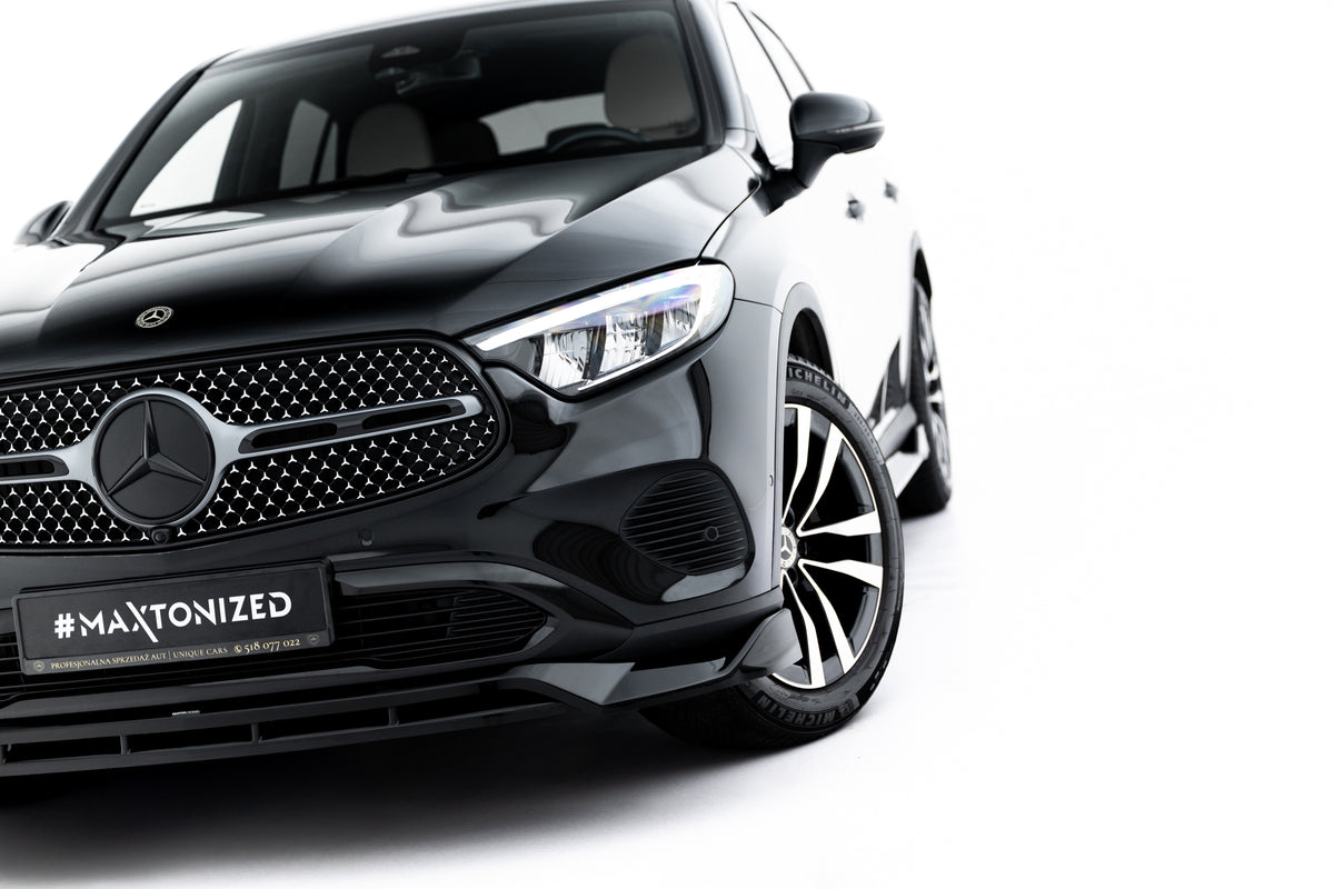 Street+ Spoilerlippe Front Ansatz passend für Mercedes-Benz GLC Coupe C254 schwarz Hochglanz – Ansicht 3