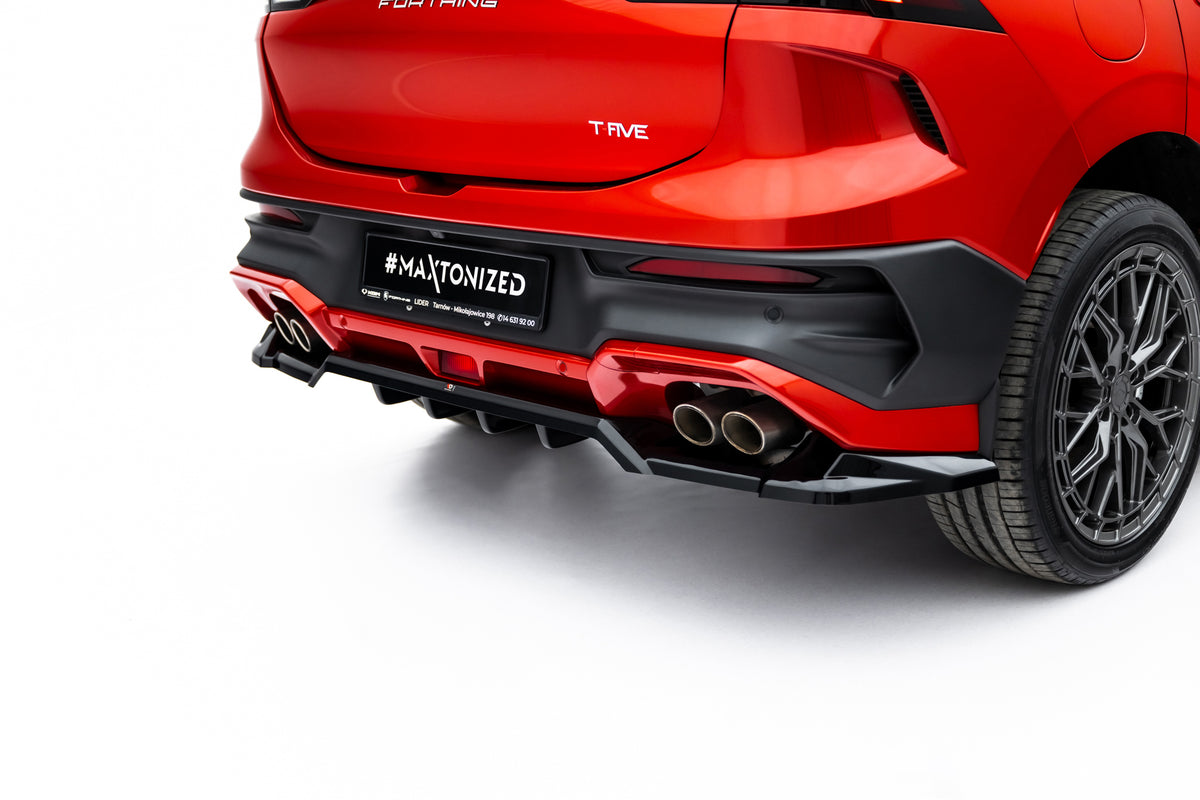 Street+ Mittlerer Diffusor RACE passend für Forthing T-Five Mk1 schwarz Hochglanz – Ansicht 5