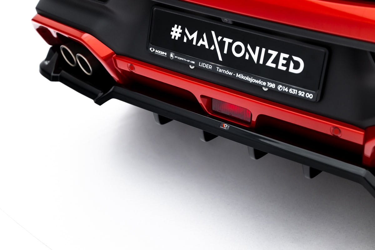 Street+ Mittlerer Diffusor RACE passend für Forthing T-Five Mk1 schwarz Hochglanz – Ansicht 6