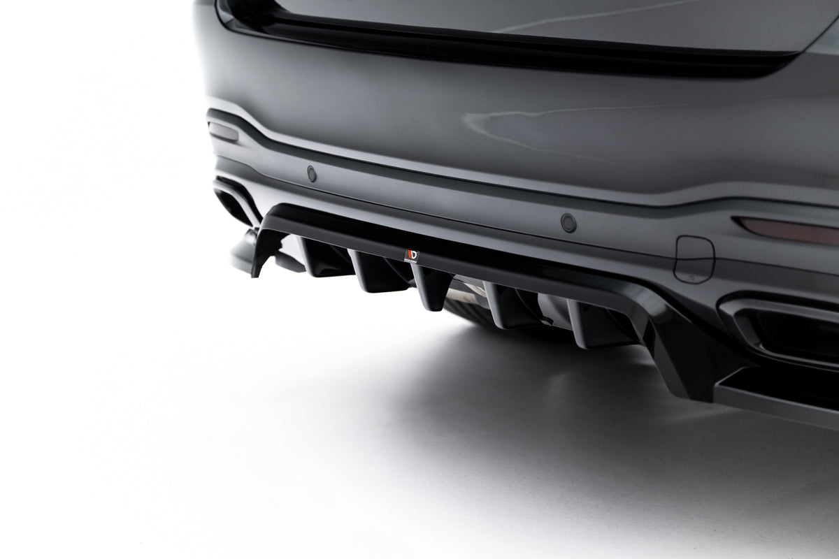 Street+ Mittlerer Diffusor RACE V.2 passend für Mercedes-Benz GLS AMG-Line X167 schwarz Hochglanz – Ansicht 6
