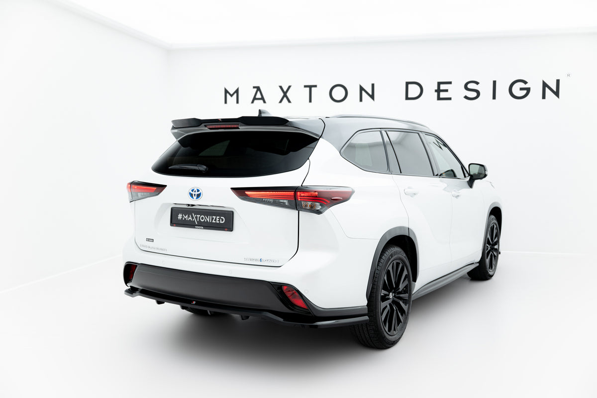 Street+ Mittlerer Diffusor RACE passend für Toyota Highlander Mk4 schwarz Hochglanz – Ansicht 3
