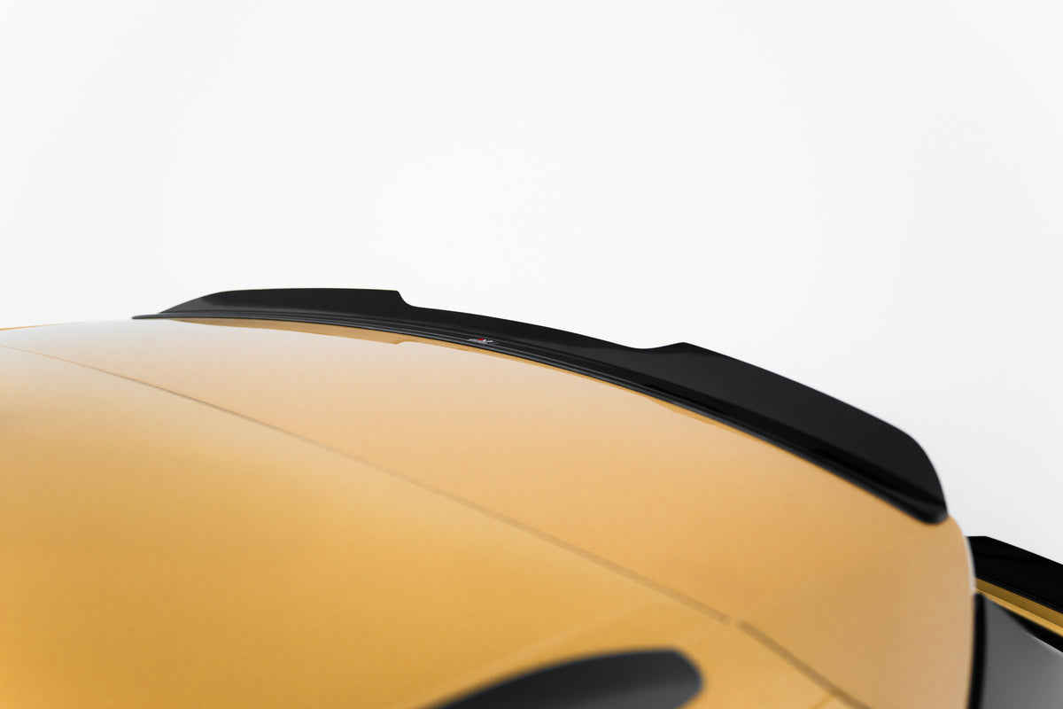 Höher Heckspoiler Lippe Audi Q8 S-line / SQ8 Mk1 Facelift schwarz Hochglanz – Ansicht 4