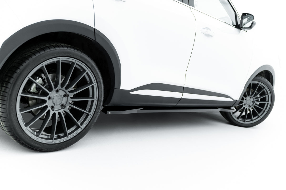 Street+ Seitenschweller Leisten passend für MG HS Mk1 Facelift schwarz Hochglanz – Ansicht 4