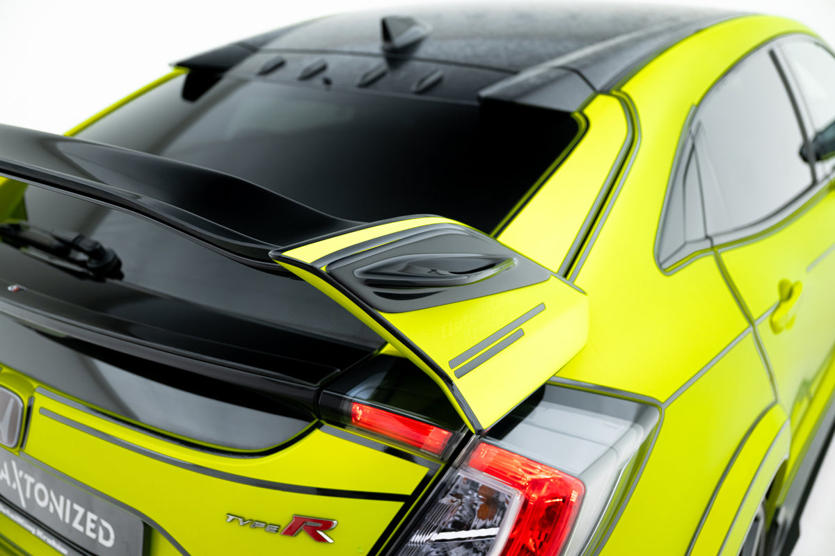 Spoiler Seiten Erweiterung Honda Civic Type-R Mk10 / Mk10 Facelift schwarz Hochglanz – Ansicht 1