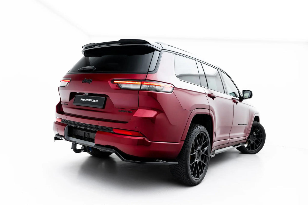 Street+ Mittlerer Diffusor RACE passend für Jeep Grand Cherokee L Mk5 schwarz Hochglanz – Ansicht 3