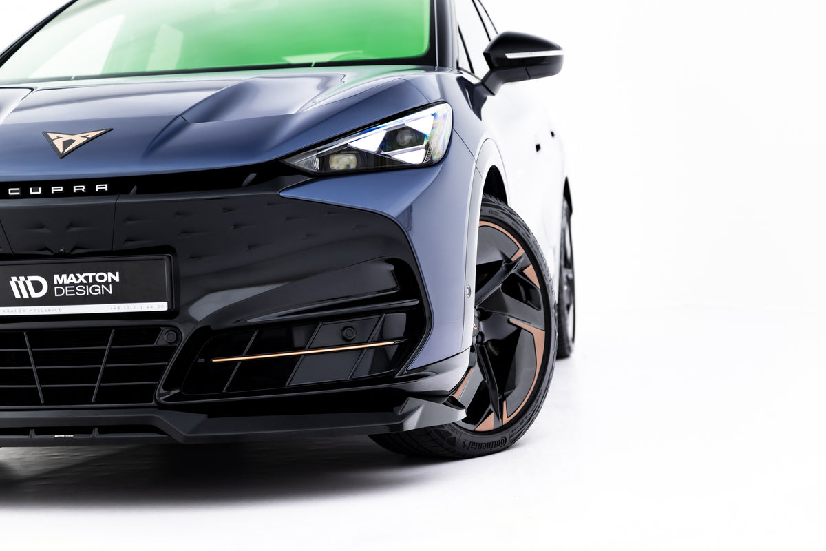 Street+ Spoilerlippe Front Ansatz passend für Cupra Tavascan Mk1 schwarz Hochglanz – Ansicht 5