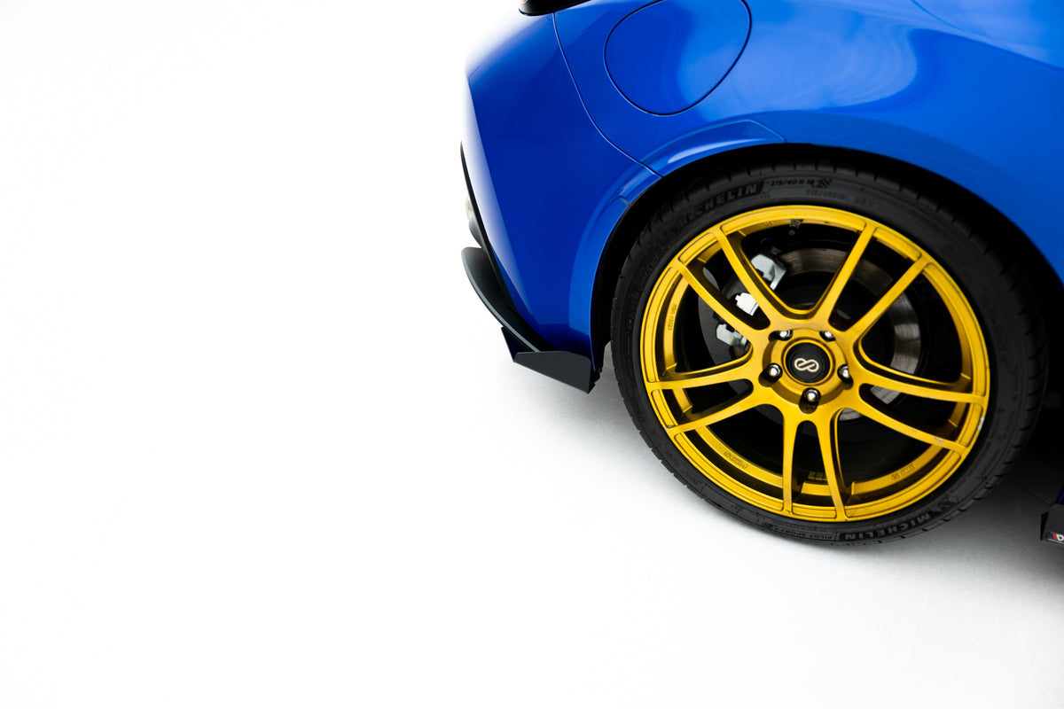 Hintere Seiten Flaps passend für Subaru BRZ Mk2 schwarz Hochglanz – Ansicht 4