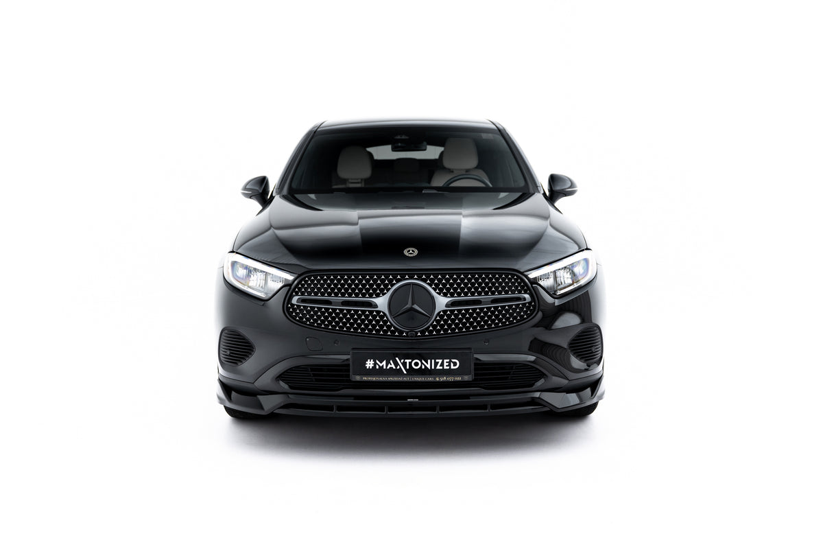 Street+ Spoilerlippe Front Ansatz passend für Mercedes-Benz GLC Coupe C254 schwarz Hochglanz – Ansicht 4