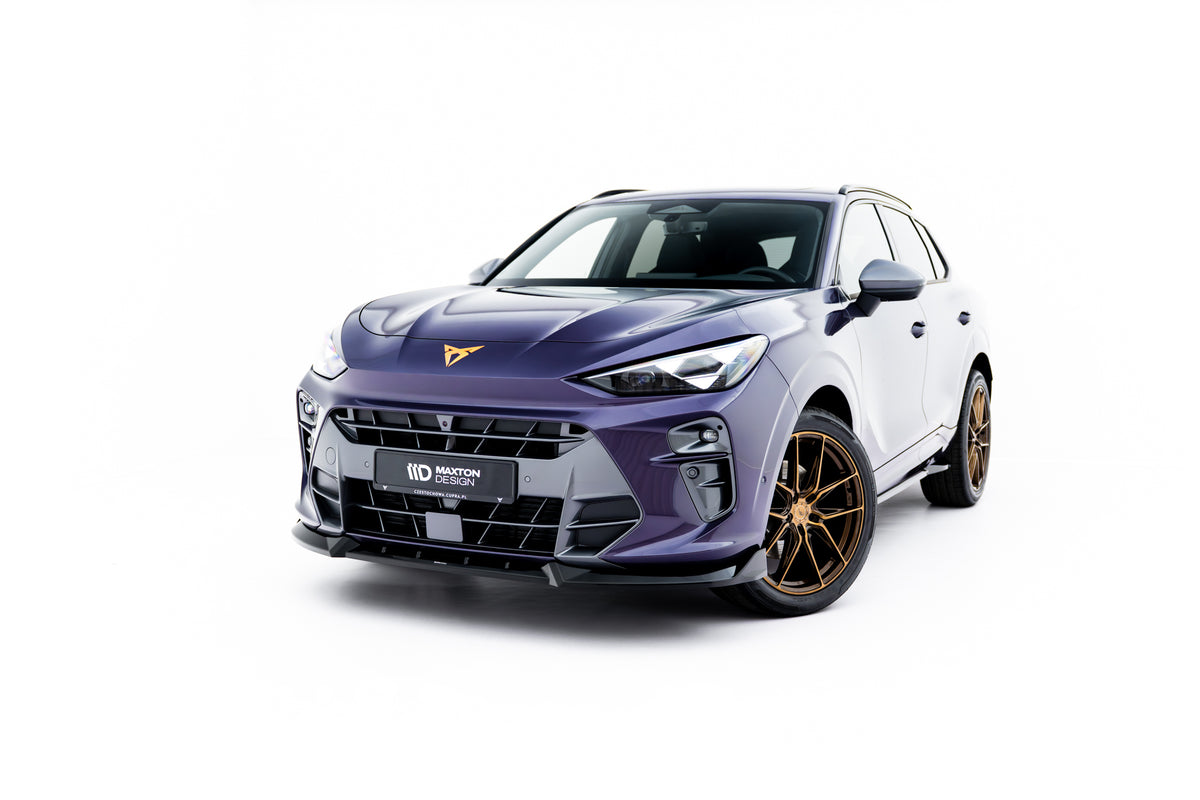 Street+ Spoilerlippe Front Ansatz V.1 passend für Cupra Terramar Mk1 schwarz Hochglanz – Ansicht 3