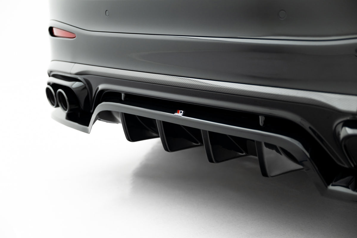 Street+ Mittlerer Diffusor RACE passend für Mercedes-AMG GLC 43 X254 schwarz Hochglanz – Ansicht 1