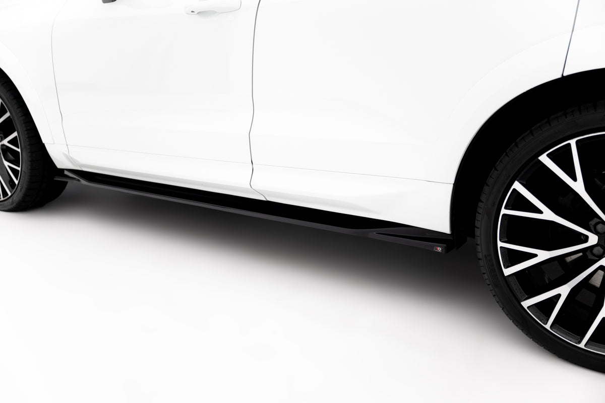 Street+ Seitenschweller Leisten passend für Volvo XC60 Mk2 R-Design schwarz Hochglanz – Ansicht 4