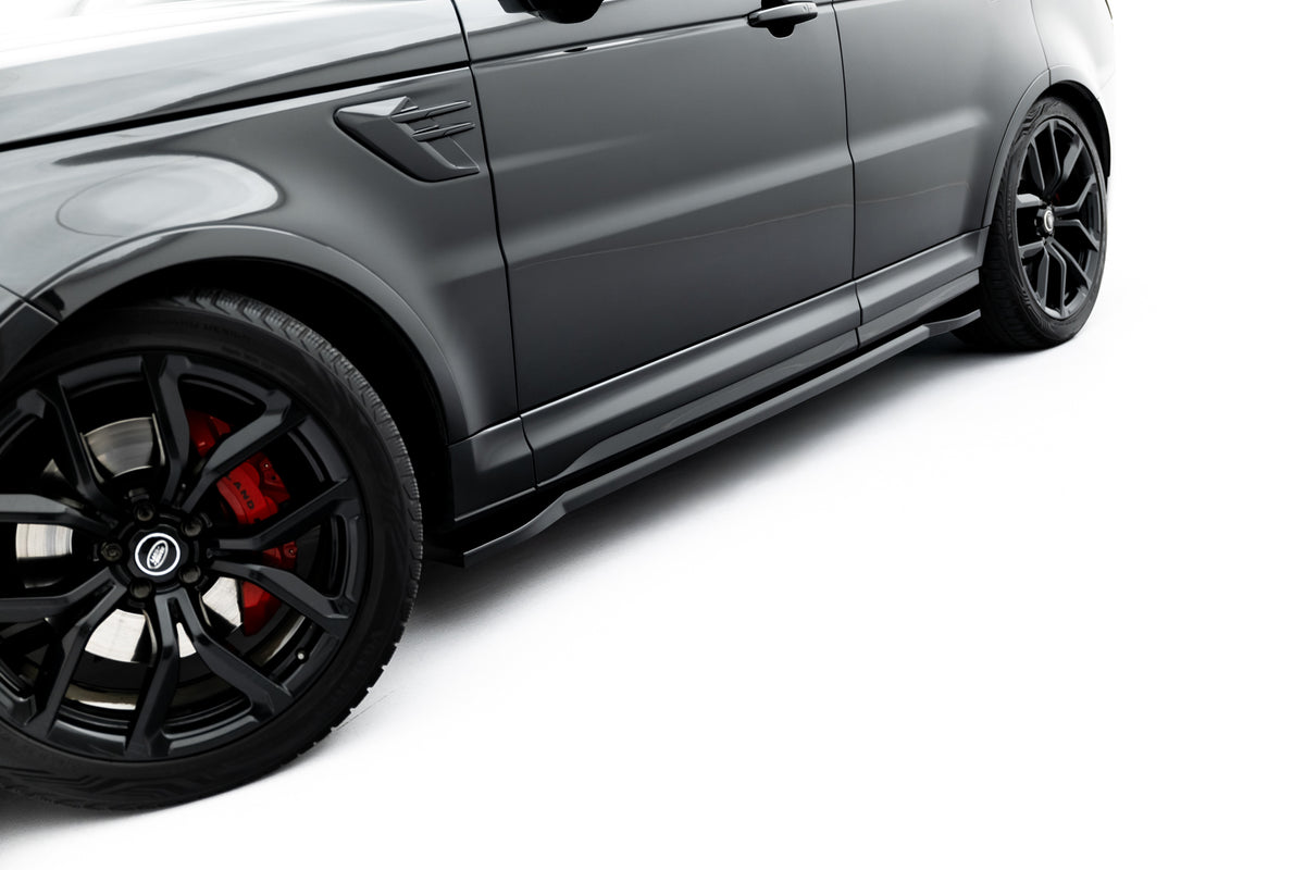 Street+ Seitenschweller Leisten passend für Land Rover Range Rover SVR Mk2 Facelift schwarz Hochglanz – Ansicht 3