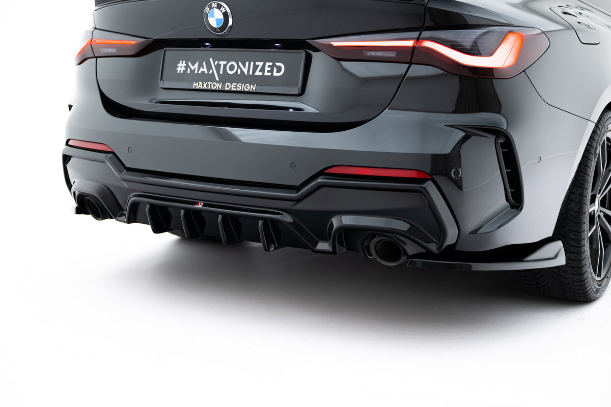 Diffusor Heck Ansatz passend für BMW 4er M-Paket G22 / G23 / G22 Facelift / G23 Facelift – Ansicht 2