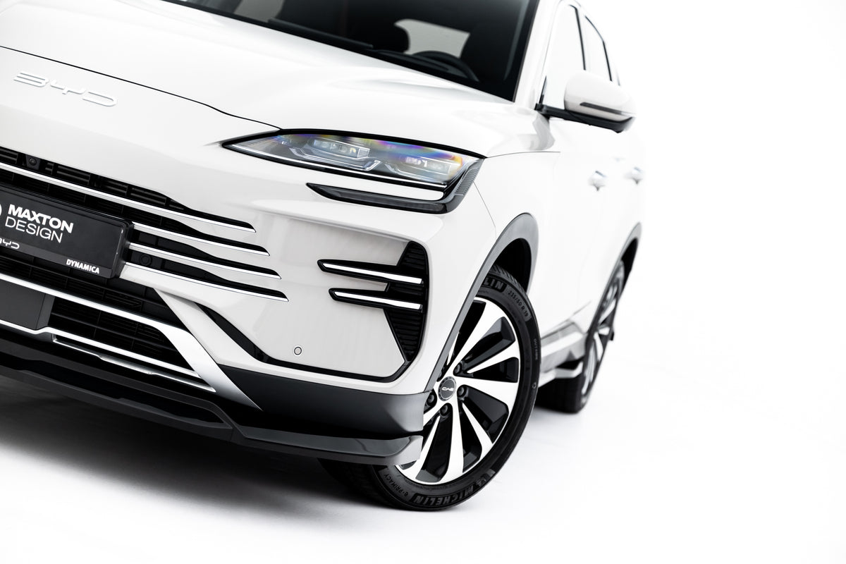Street+ Spoilerlippe Front Ansatz V.2 passend für BYD Seal U Mk1 schwarz Hochglanz – Ansicht 3