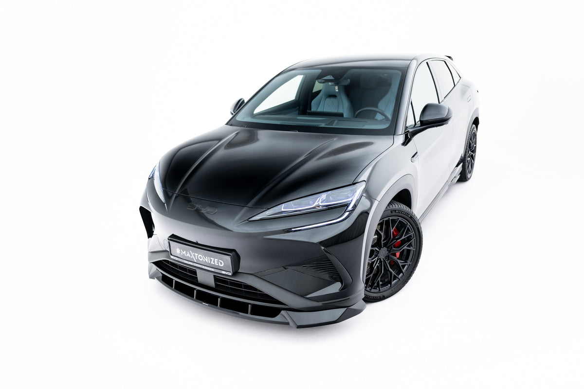 Street+ Spoilerlippe Front Ansatz passend für BYD Sealion 7 Mk1 schwarz Hochglanz – Ansicht 2