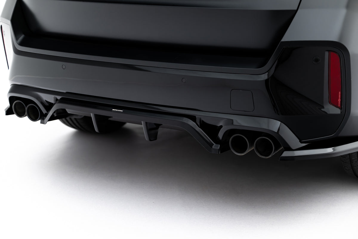 Street+ Mittlerer Diffusor RACE passend für BMW X1 M35i U11 schwarz Hochglanz – Ansicht 5