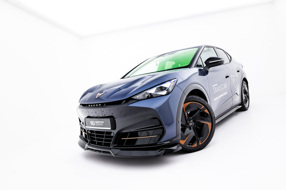 Street+ Spoilerlippe Front Ansatz passend für Cupra Tavascan Mk1 schwarz Hochglanz – Ansicht 9