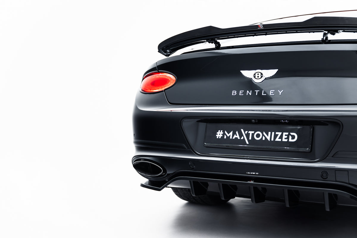 Street+ Mittlerer Diffusor RACE passend für Bentley Continental GT Coupe Mk3 schwarz Hochglanz – Ansicht 5
