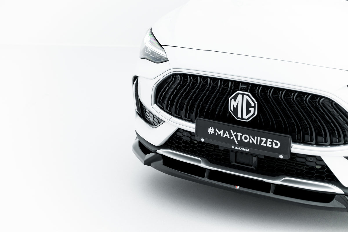 Street+ Spoilerlippe Front Ansatz passend für MG HS Mk1 Facelift schwarz Hochglanz – Ansicht 5