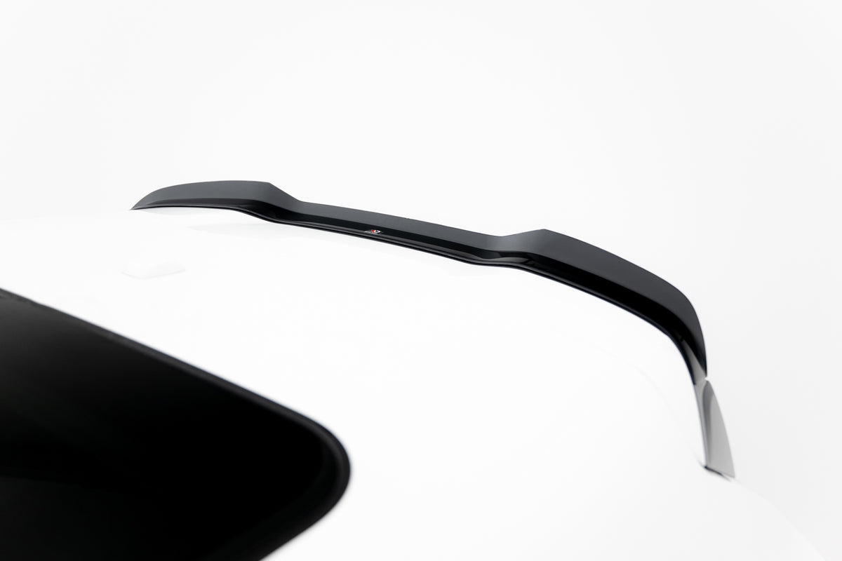 Heckspoiler Lippe Porsche Cayenne Turbo / Standard Mk2 schwarz Hochglanz – Ansicht 1