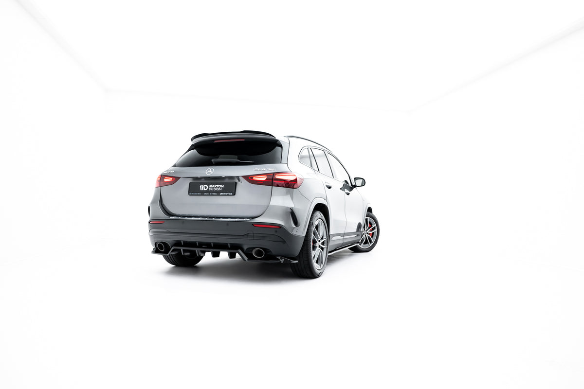 Street+ Mittlerer Diffusor RACE passend für Mercedes-AMG GLA 35 H247 Facelift schwarz Hochglanz – Ansicht 7