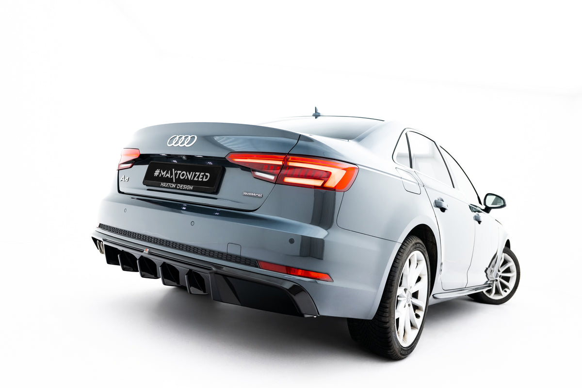 Diffusor Heck Ansatz V.2 passend für Audi A4 S-Line Limousine / Avant B9 – Ansicht 1