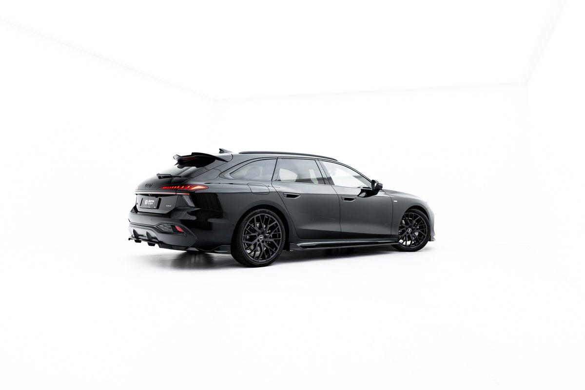 Street+ Seitenschweller Leisten V.2 passend für Audi A6 S-Line C9 schwarz Hochglanz – Ansicht 6