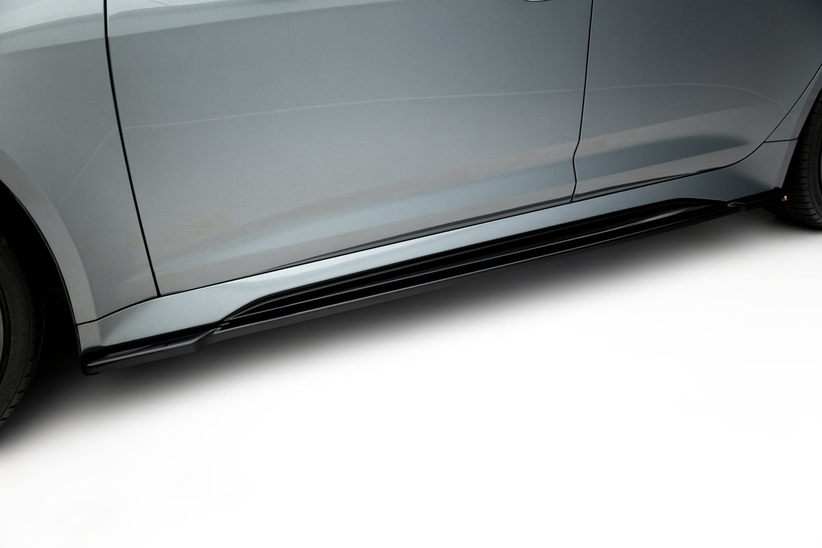 Street+ Seitenschweller Leisten passend für V.1 passend für Audi RS6 C8 / C8 Facelift schwarz Hochglanz – Ansicht 4