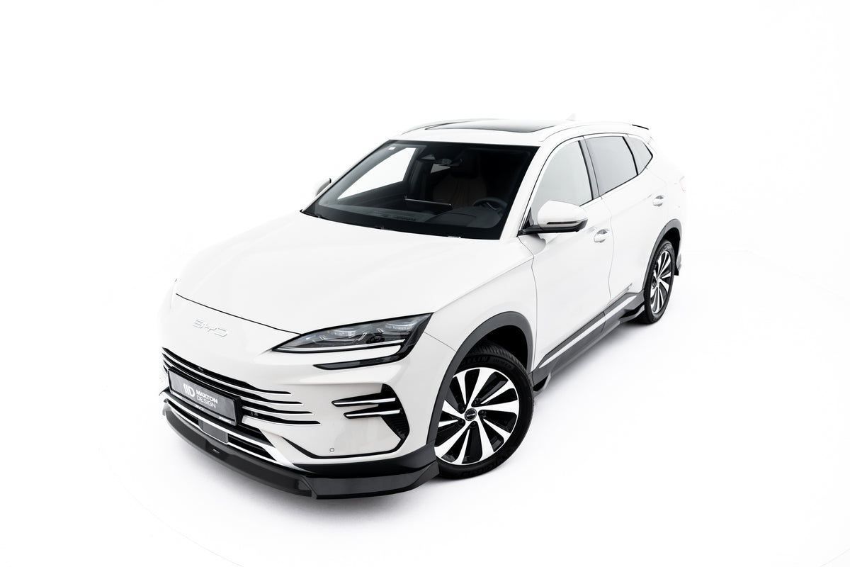 Street+ Spoilerlippe Front Ansatz V.2 passend für BYD Seal U Mk1 schwarz Hochglanz – Ansicht 2