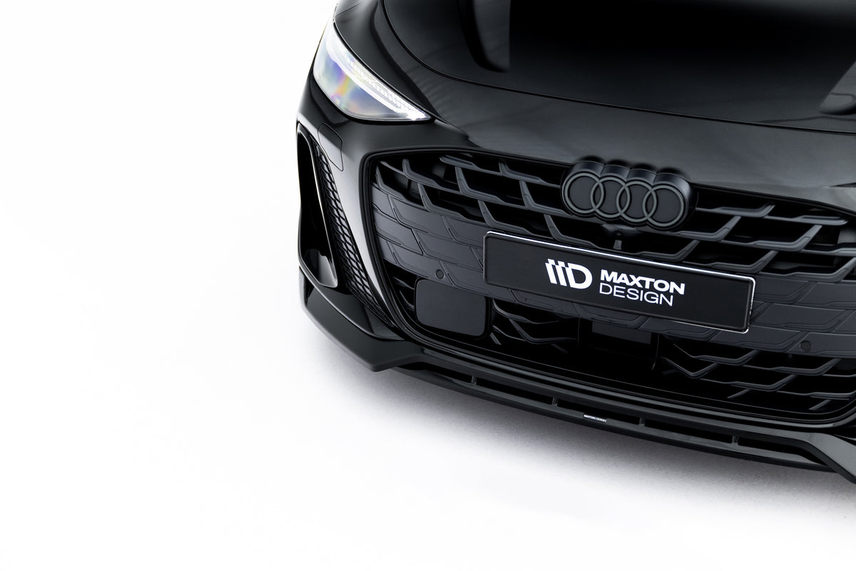 Street+ Spoilerlippe Front Ansatz V.1 passend für Audi A6 S-Line C9 schwarz Hochglanz – Ansicht 7