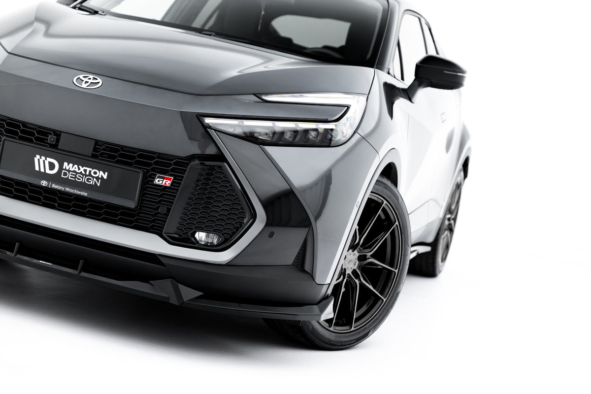 Street+ Spoilerlippe Front Ansatz passend für Toyota C-HR Mk2 schwarz Hochglanz – Ansicht 5
