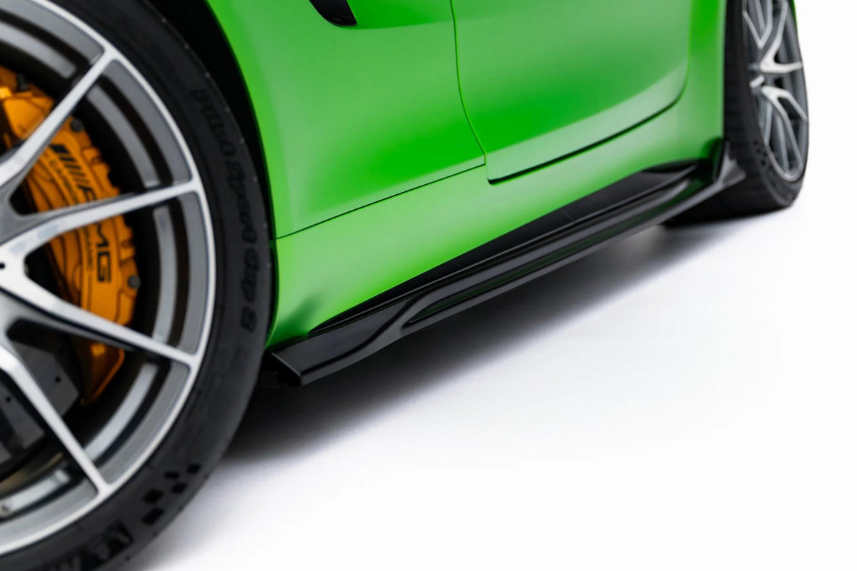 Street+ Seitenschweller Leisten passend für Mercedes-AMG GT R C190 Facelift schwarz Hochglanz – Ansicht 4