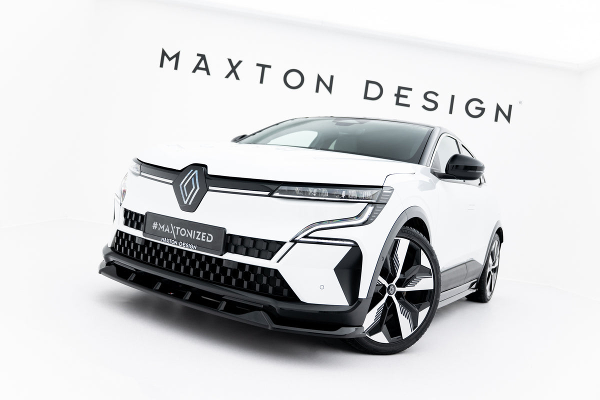 Street+ Spoilerlippe Front Ansatz passend für Renault Megane E-Tech Electric Mk1 schwarz Hochglanz – Ansicht 2