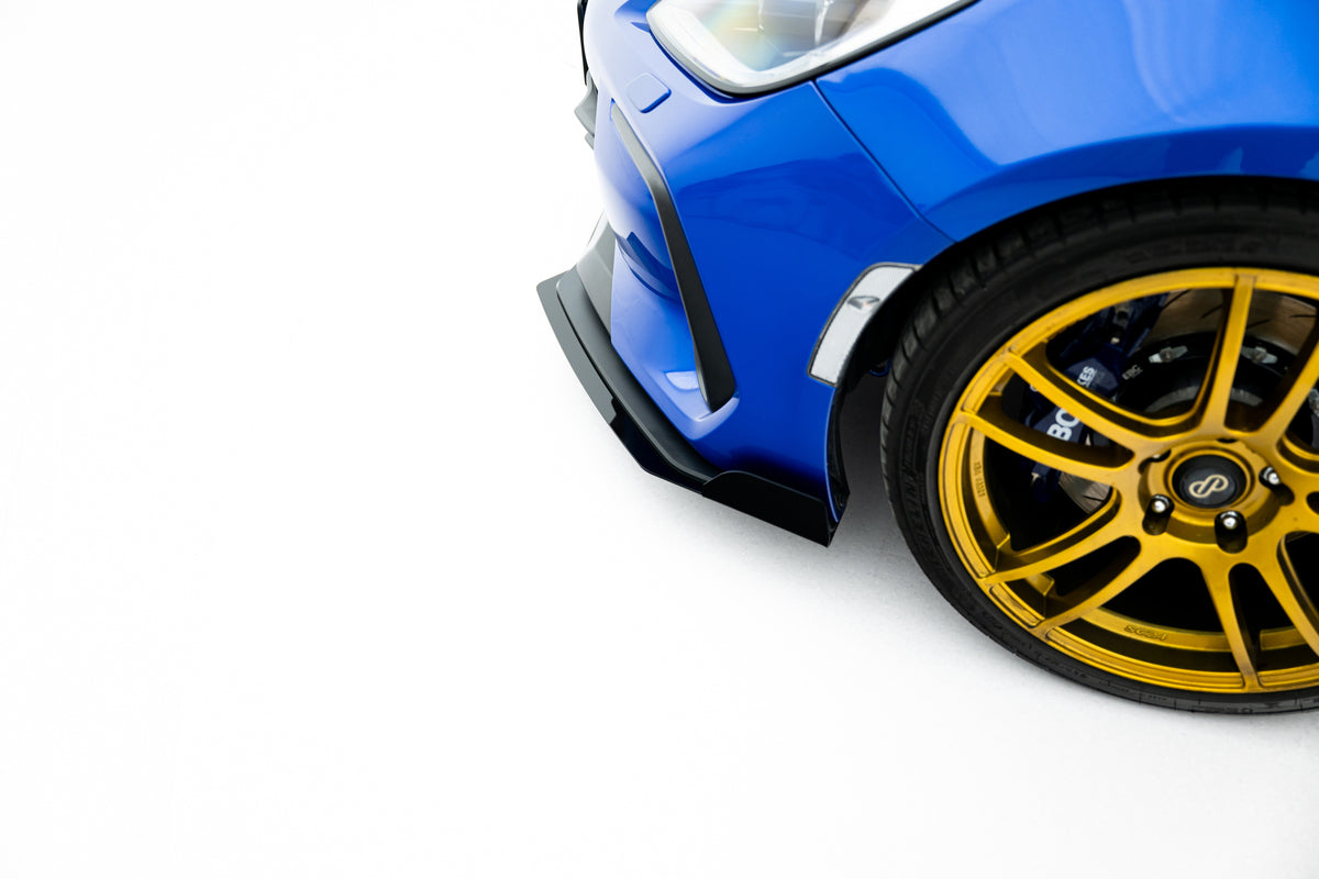 Front Stoßstange Flaps passend für Flaps Subaru BRZ Mk2 schwarz Hochglanz – Ansicht 1