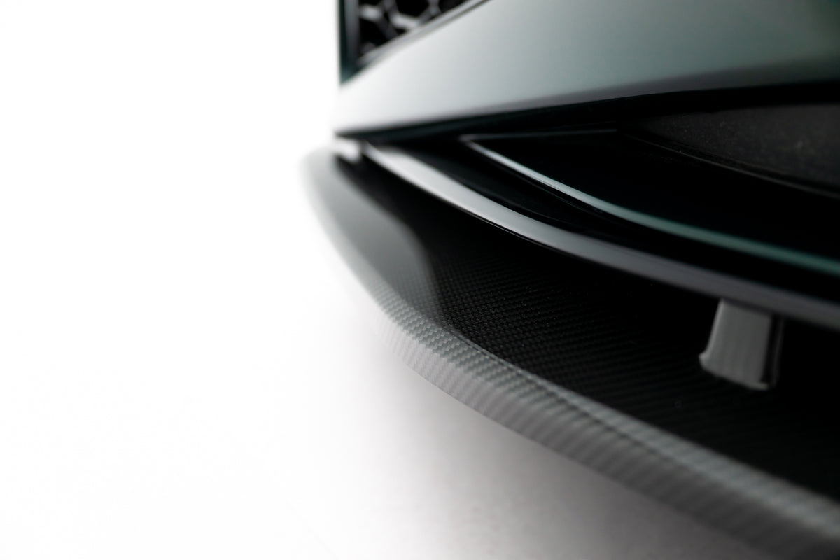 Prepreg Carbon Fiber Street+ Spoilerlippe Front Ansatz passend für Audi RS7 C8 – Ansicht 4