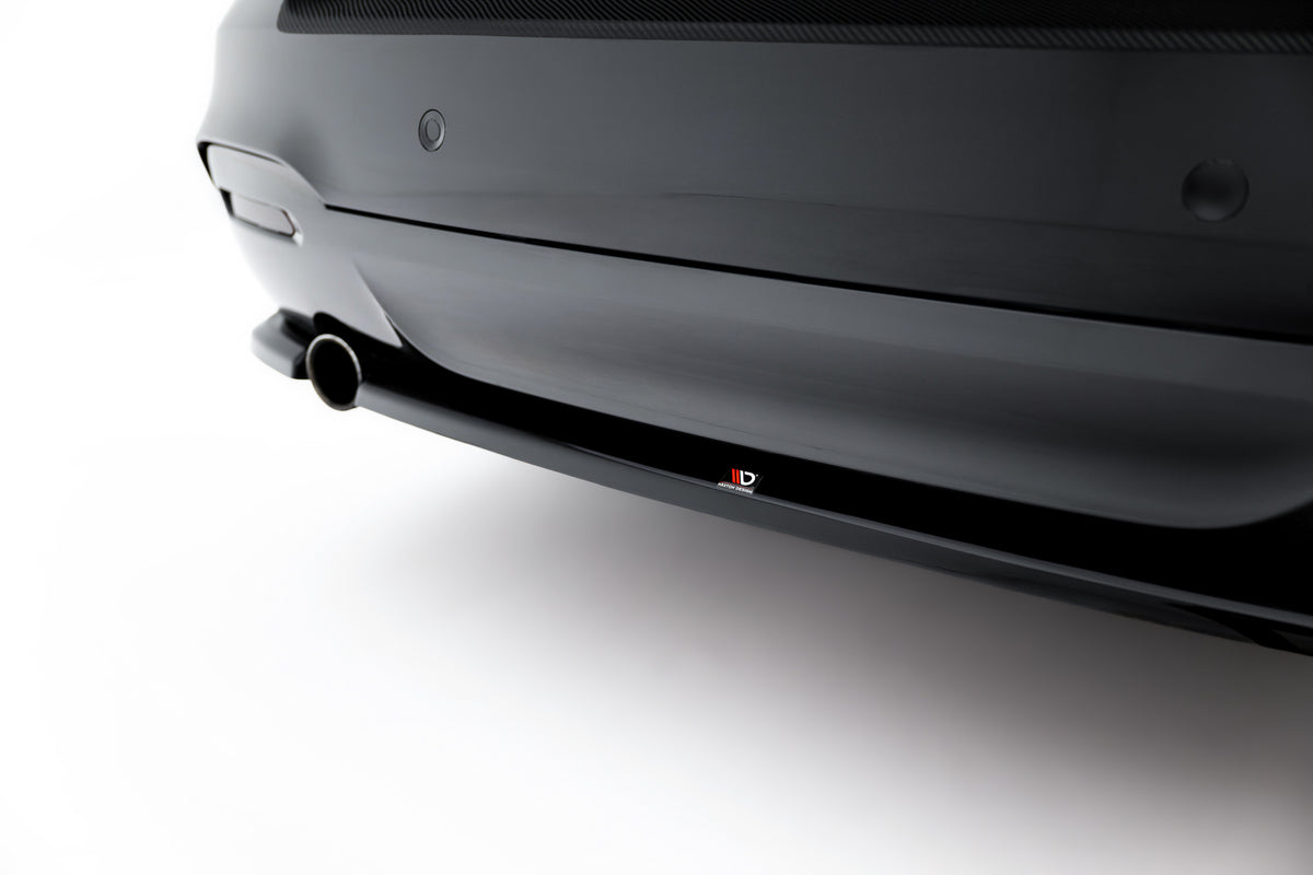 Heck Ansatz Flaps Diffusor V.2 passend für BMW 3er GT M-Paket F34 schwarz Hochglanz – Ansicht 3