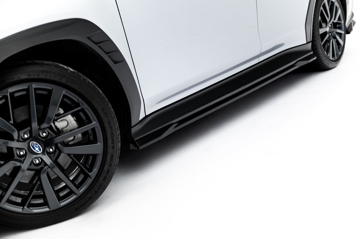 Street+ Seitenschweller Leisten passend für Subaru WRX STI Mk2 schwarz Hochglanz – Ansicht 3