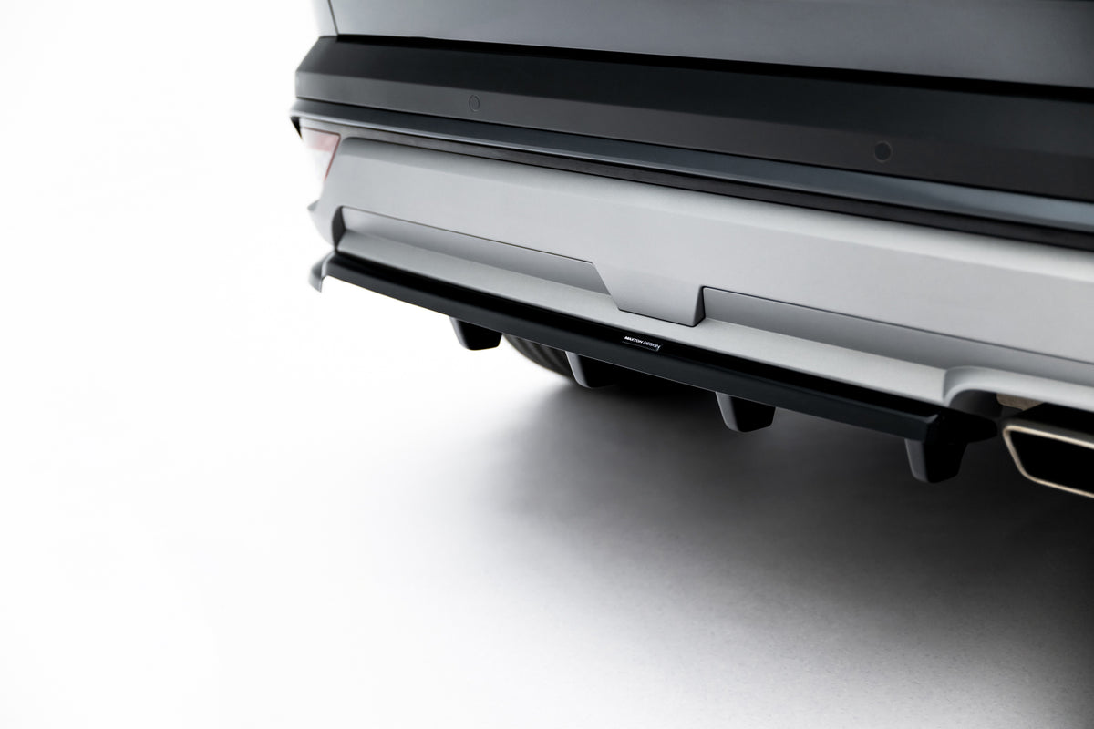 Street+ Mittlerer Diffusor RACE passend für Hyundai Tucson Mk4 Facelift schwarz Hochglanz – Ansicht 3