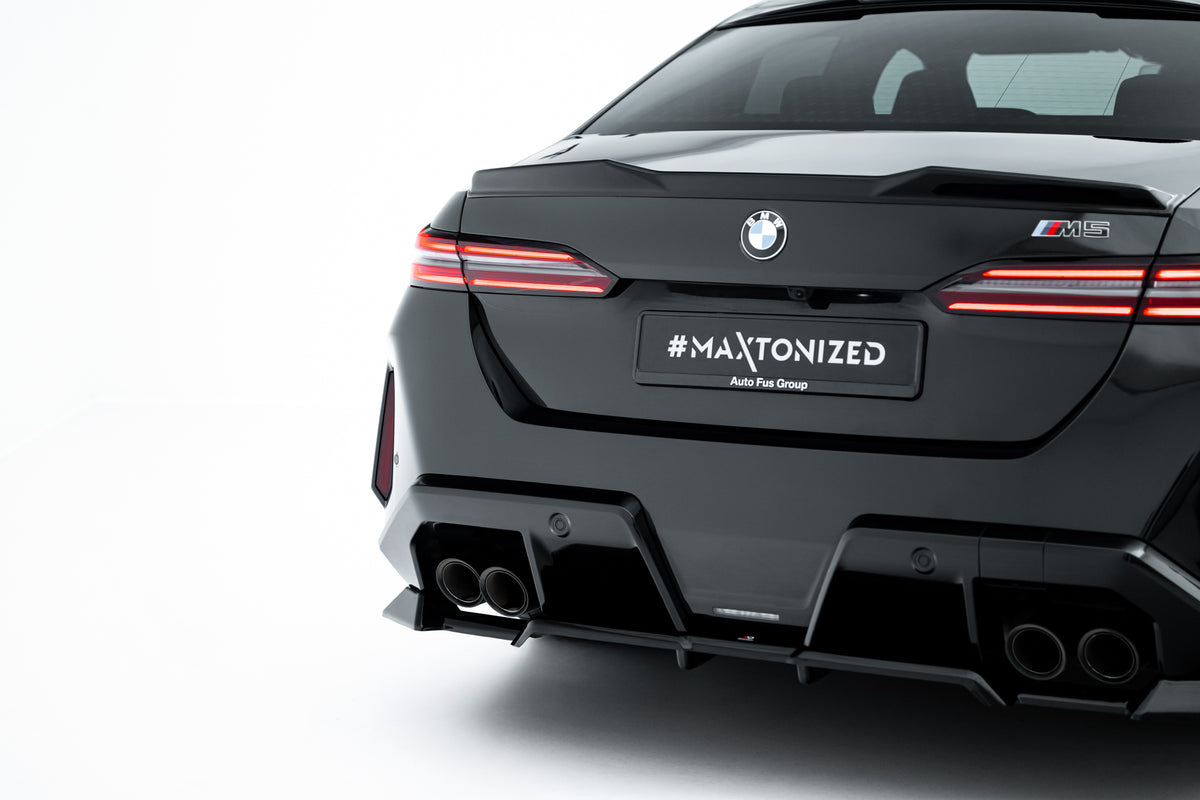 Street+ Mittlerer Diffusor RACE passend für BMW M5 Limousine / Touring G90 schwarz Hochglanz – Ansicht 1