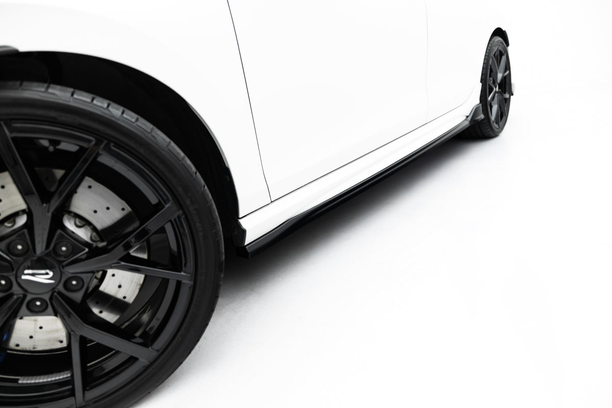 Street+ Seitenschweller Leisten passend für VW Golf R Variant Mk8 / Mk8 Facelift schwarz Hochglanz – Ansicht 3